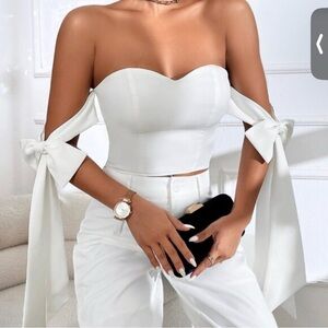 SHEIN strapless top